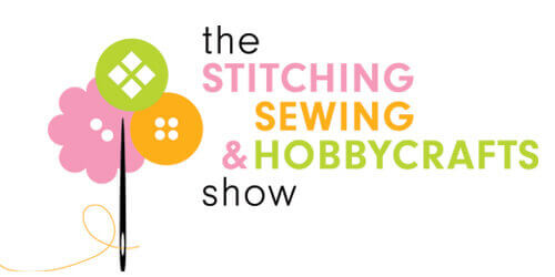 Stitching sewing and hobbycrafts logo
